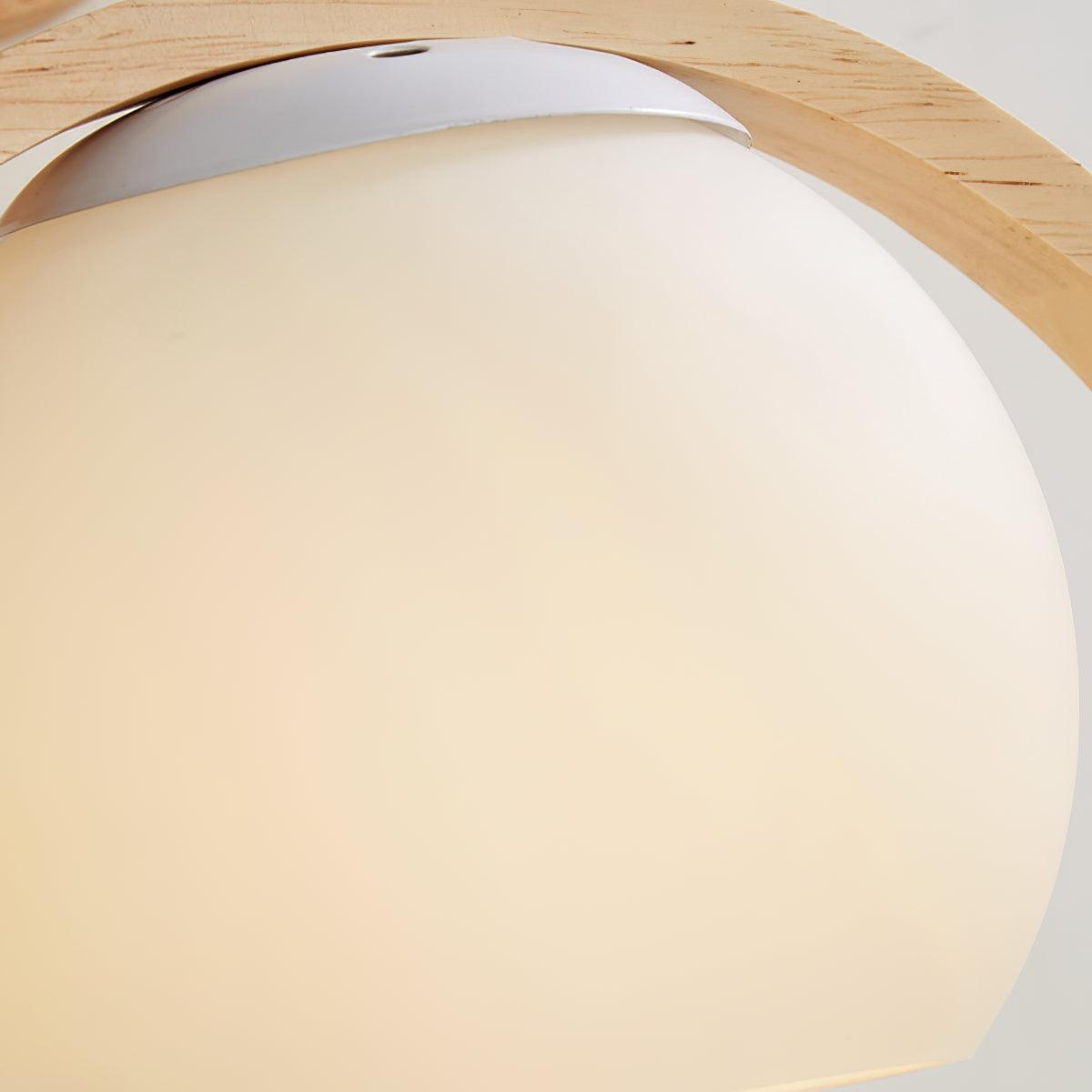 Wood Bird Wall Lamp