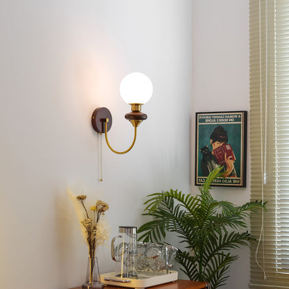 Joan Wooden Wall Light