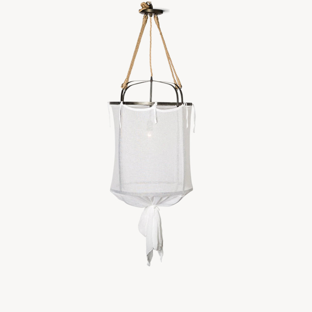 Provence Linen Pendant Light