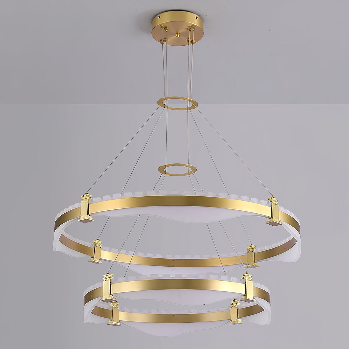 Ring Metallic Chandelier