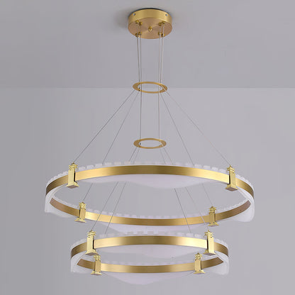 Ring Metallic Chandelier
