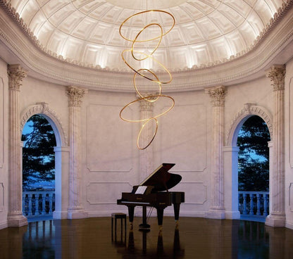 Lohja Gold Chandelier