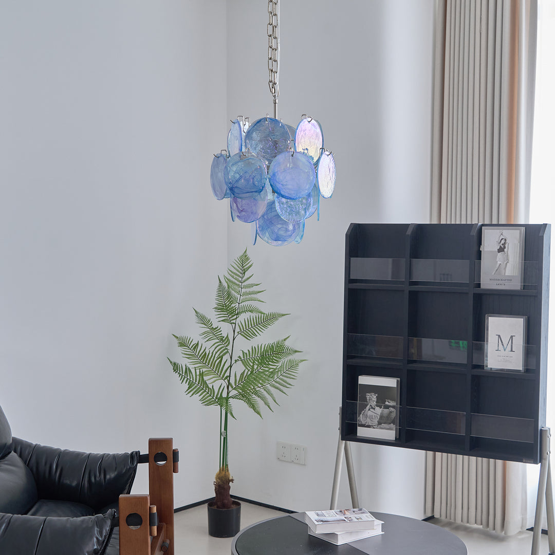 Loire Valley Glass Chandelier