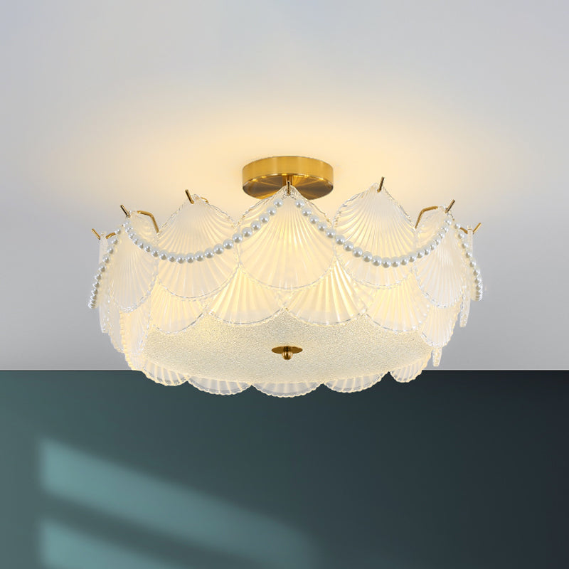 Shell Glass Chandeliers