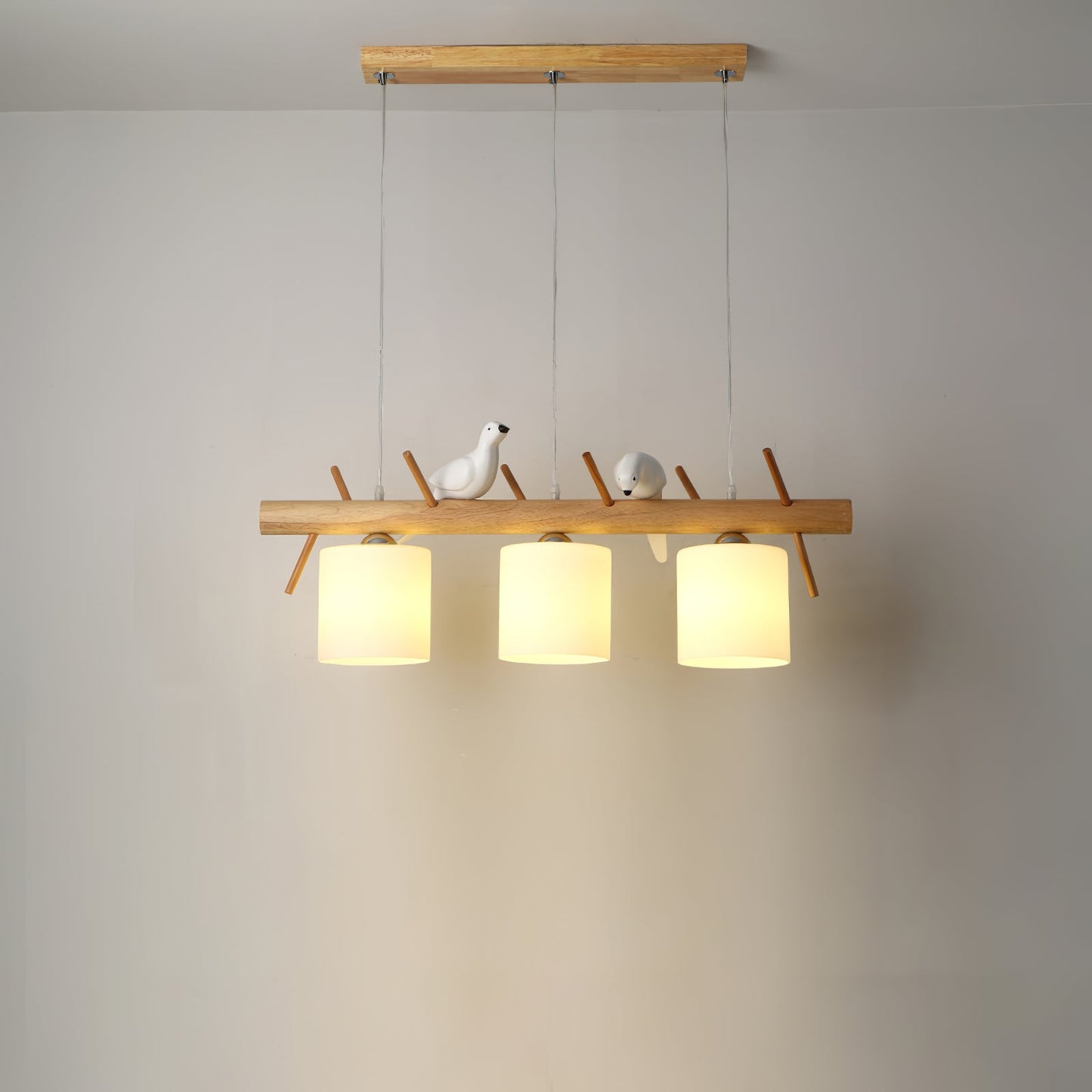 Birdy Wooden Pendant Lamp