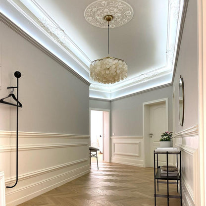 Round Shell Chandelier