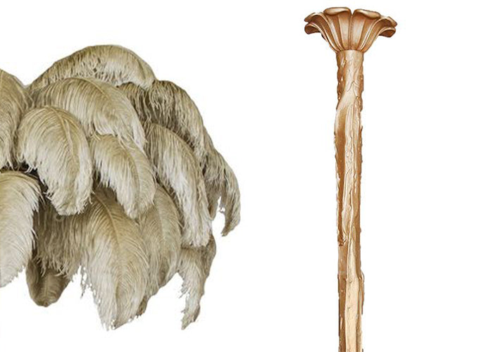 Ostrich Feather Chandeliers