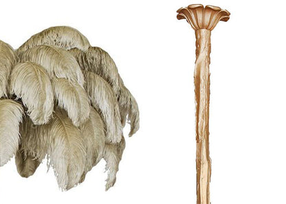 Ostrich Feather Chandeliers