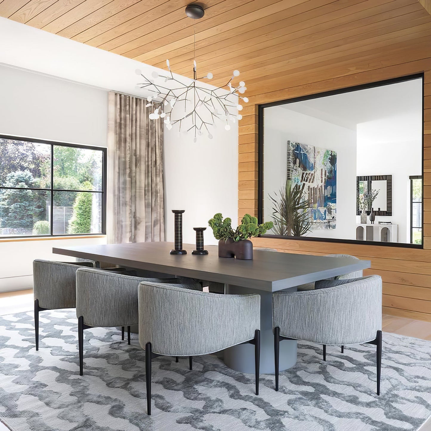 Heracleum Black Chandeliers