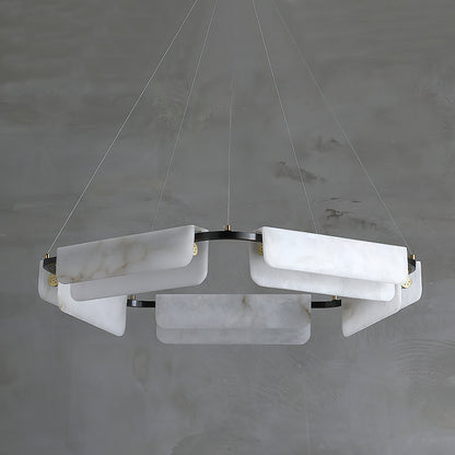 Delia Alabaster Chandelier