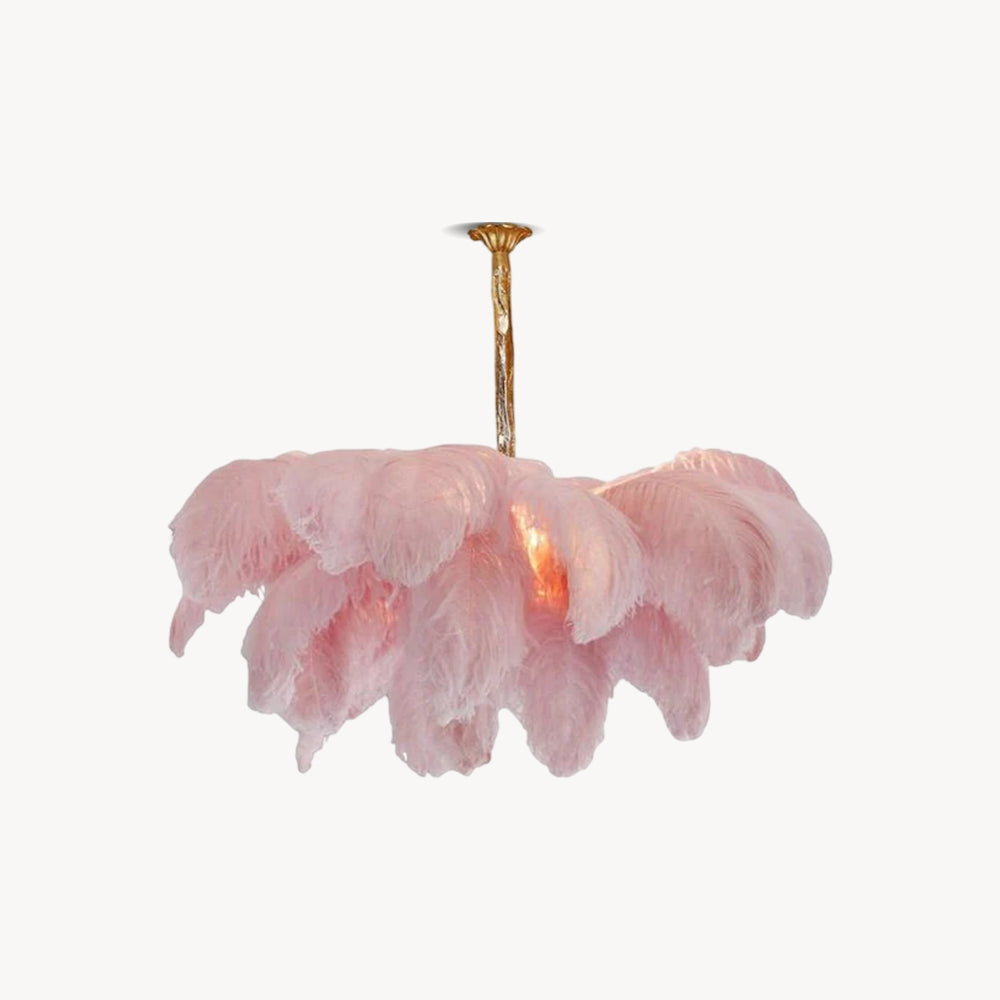 Ostrich Feather Chandeliers