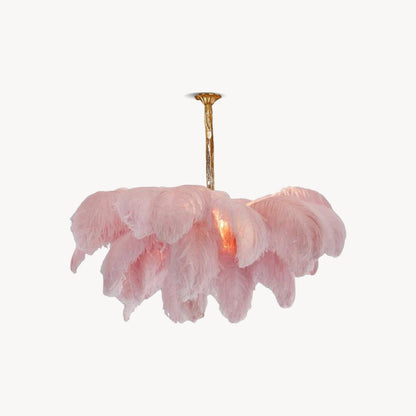 Ostrich Feather Chandeliers