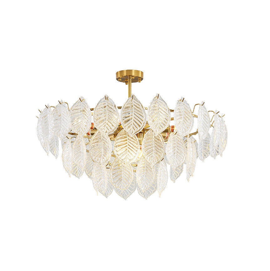 Leaf Glass Chandelier