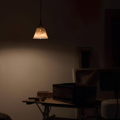 مصباح معلق سيراميكي مخروطي الشكل 