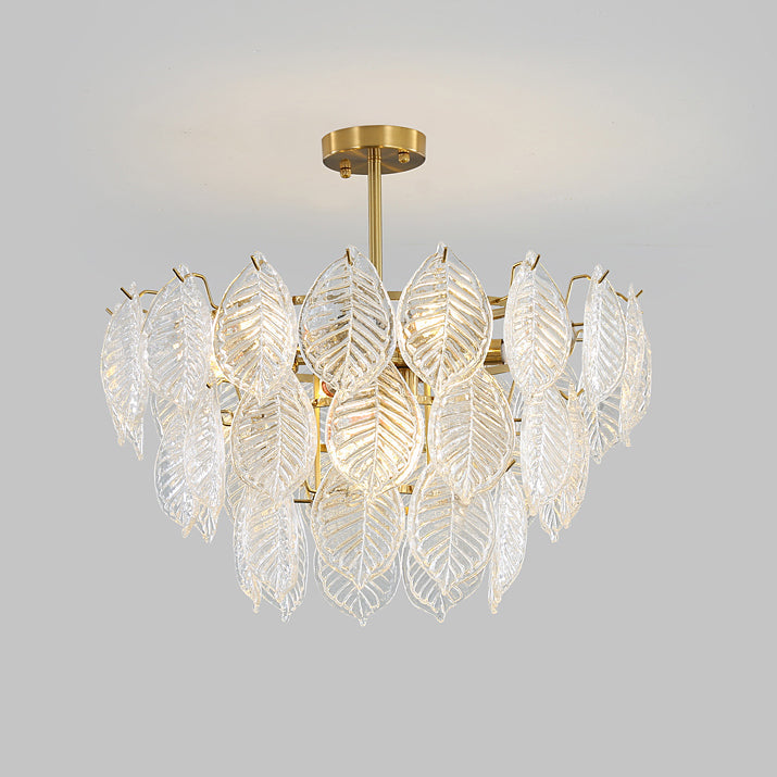 Leaf Glass Chandelier