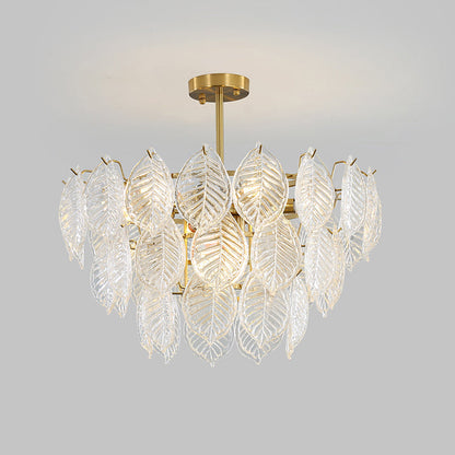 Leaf Glass Chandelier
