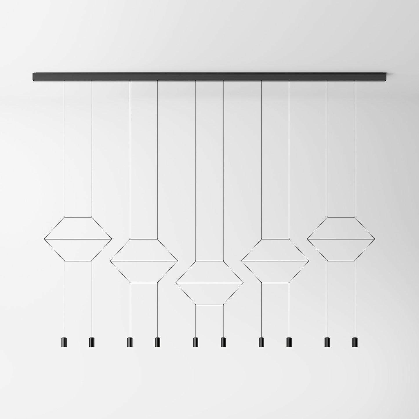 Lines 2D Hanging lamps