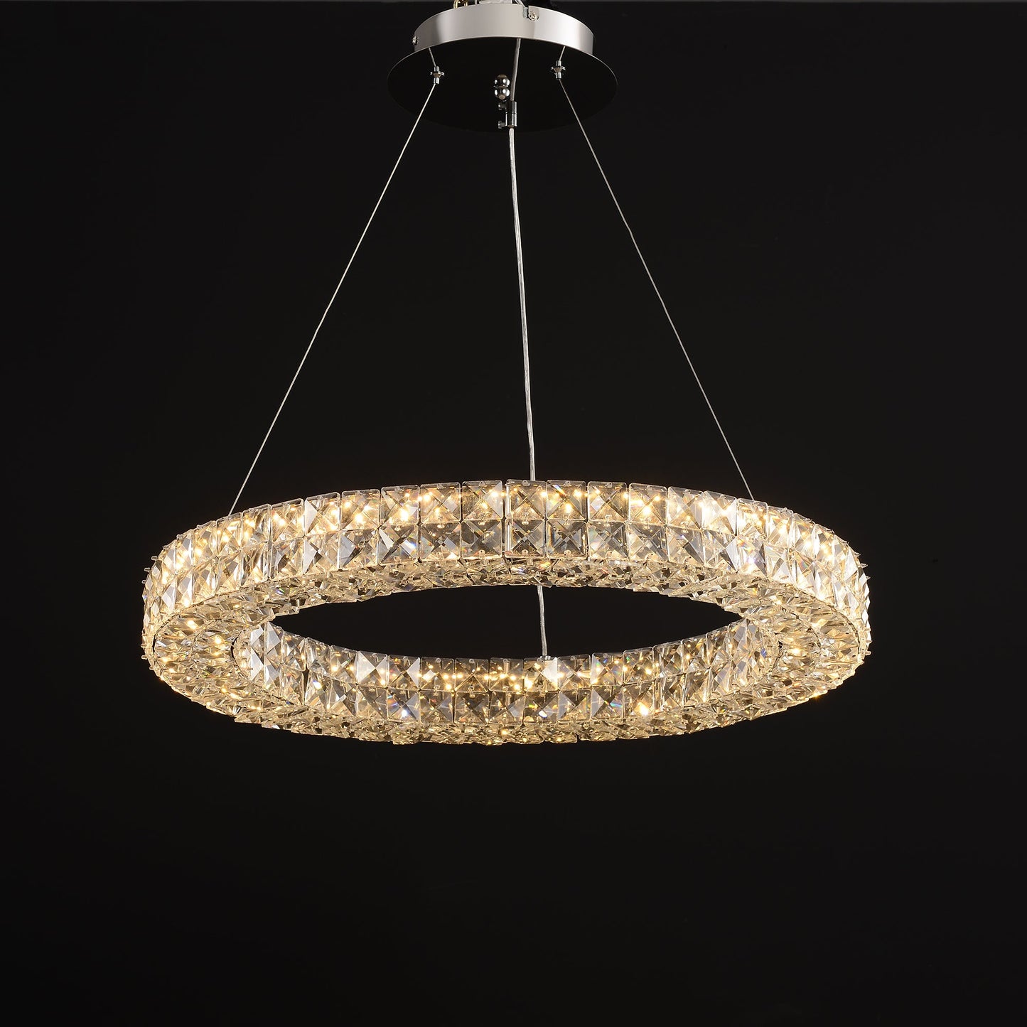 Asscher Ring Chandelier