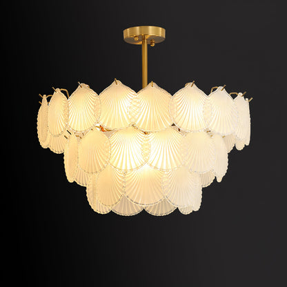 Shell Glass chandelier