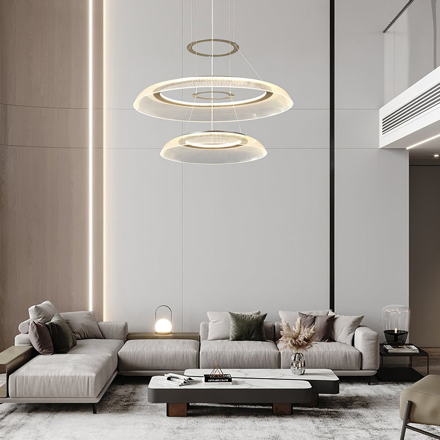 Graduated Circle Chandelier