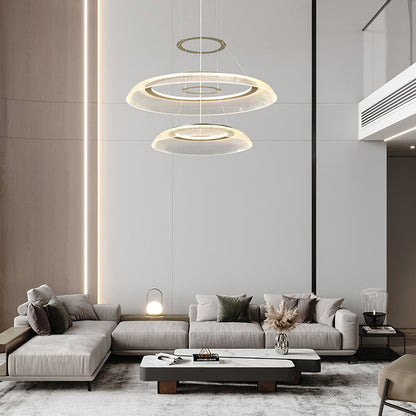 Graduated Circle Chandelier