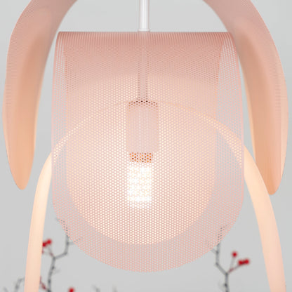 Perforated Metal Pendant Light