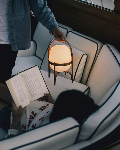 Lantern Glass Table Lamp