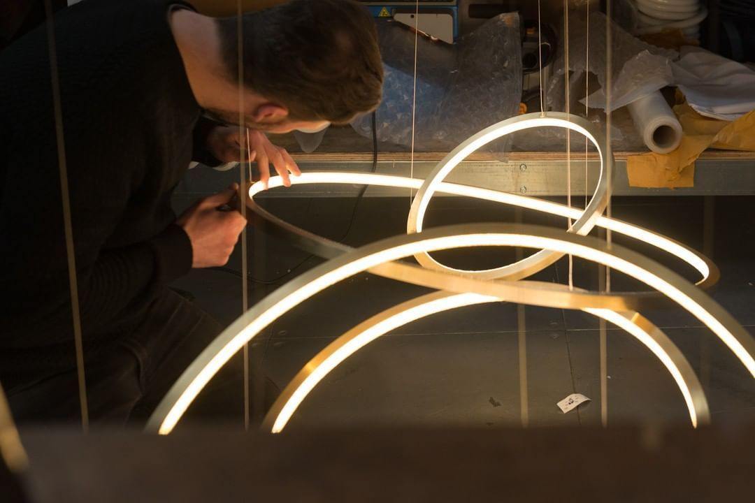 Lohja Gold Chandelier