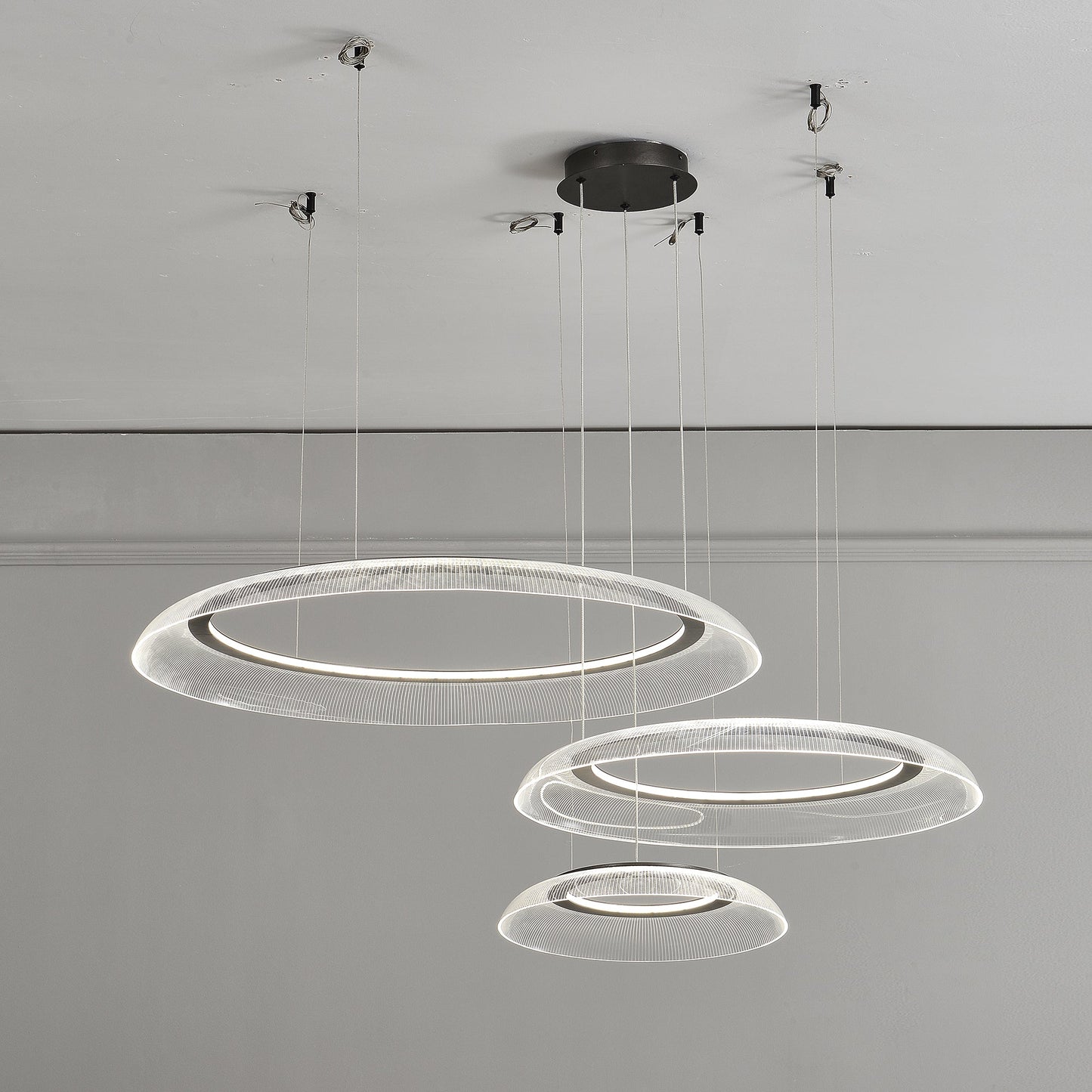 Graduated Circle Chandelier