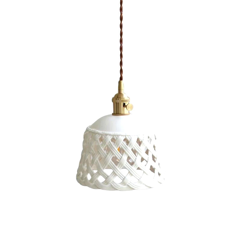 Openwork Ceramic Pendant Lamp