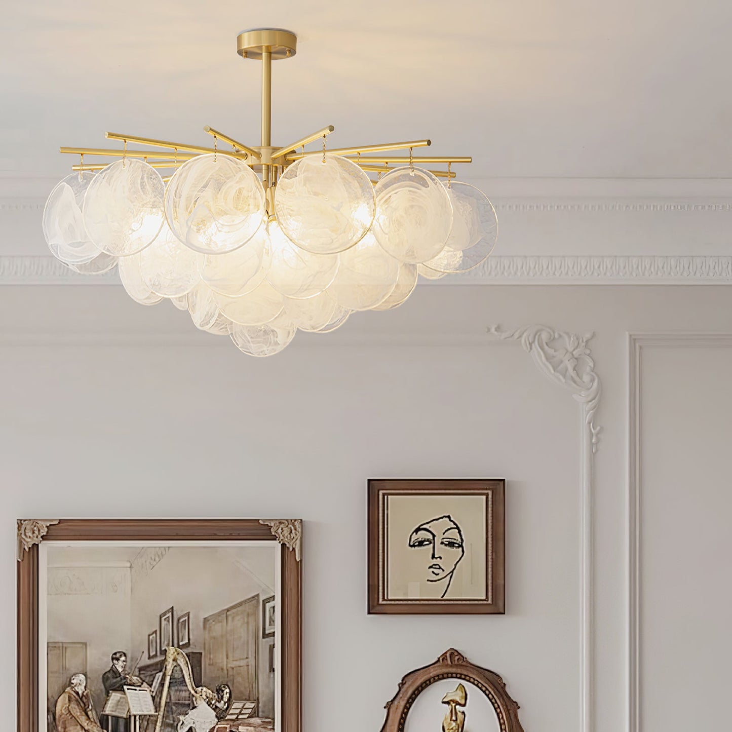 Nimbus Cloud Glass Chandelier