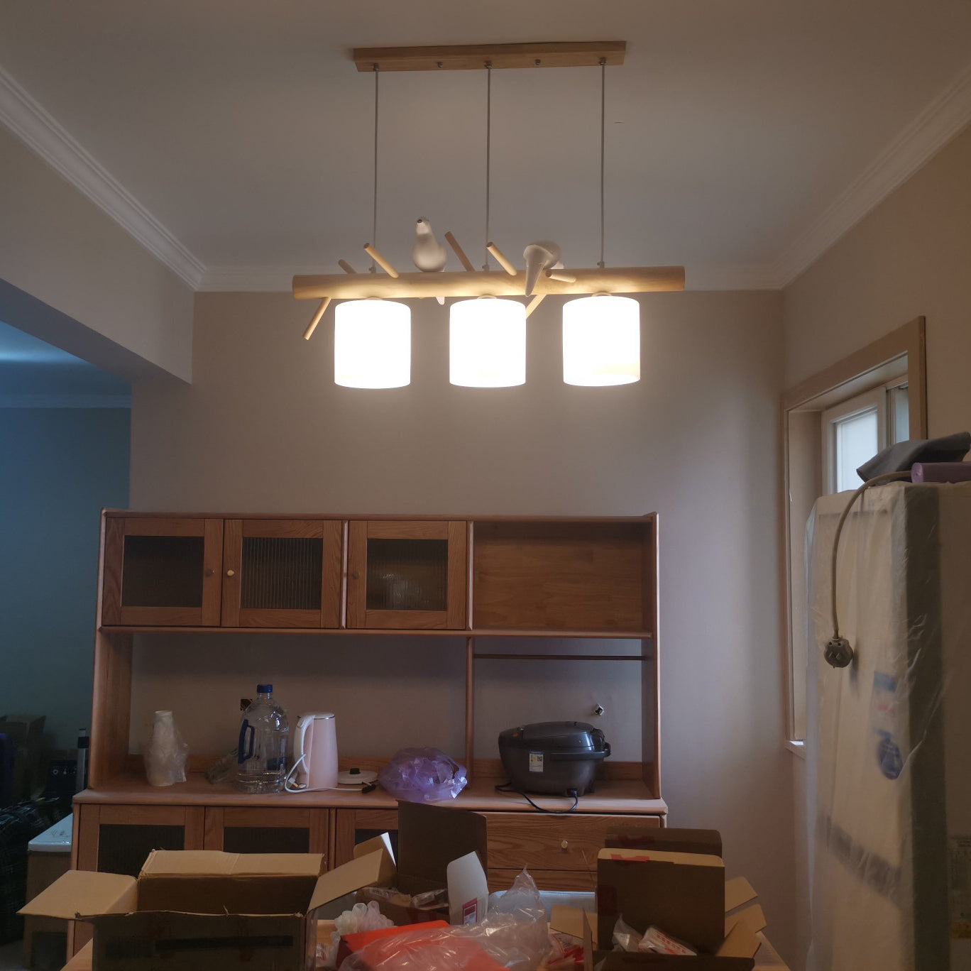 Birdy Wooden Pendant Lamp