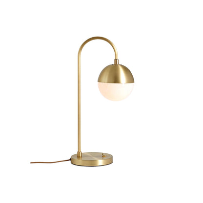 مصباح طاولة من خشب الأرز والطحالب 