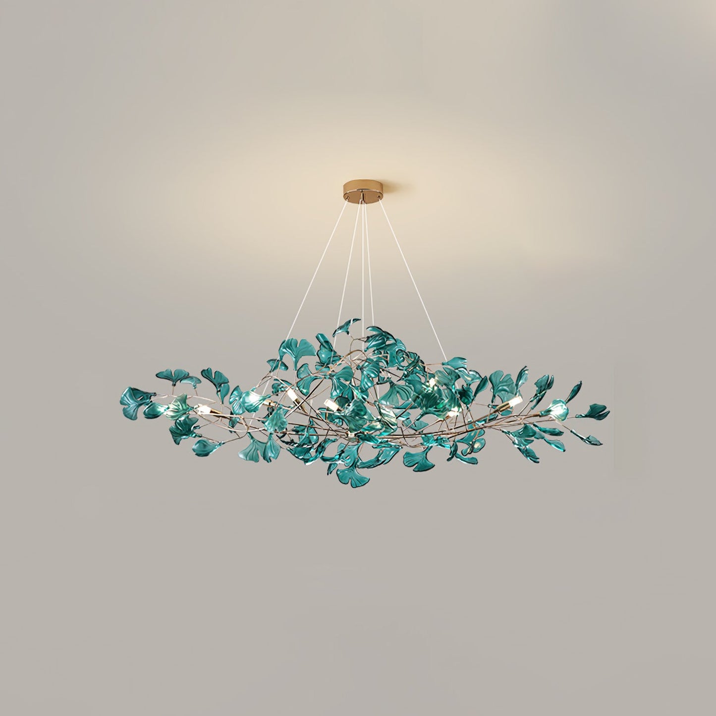 Acrylic Gingko Chandelier