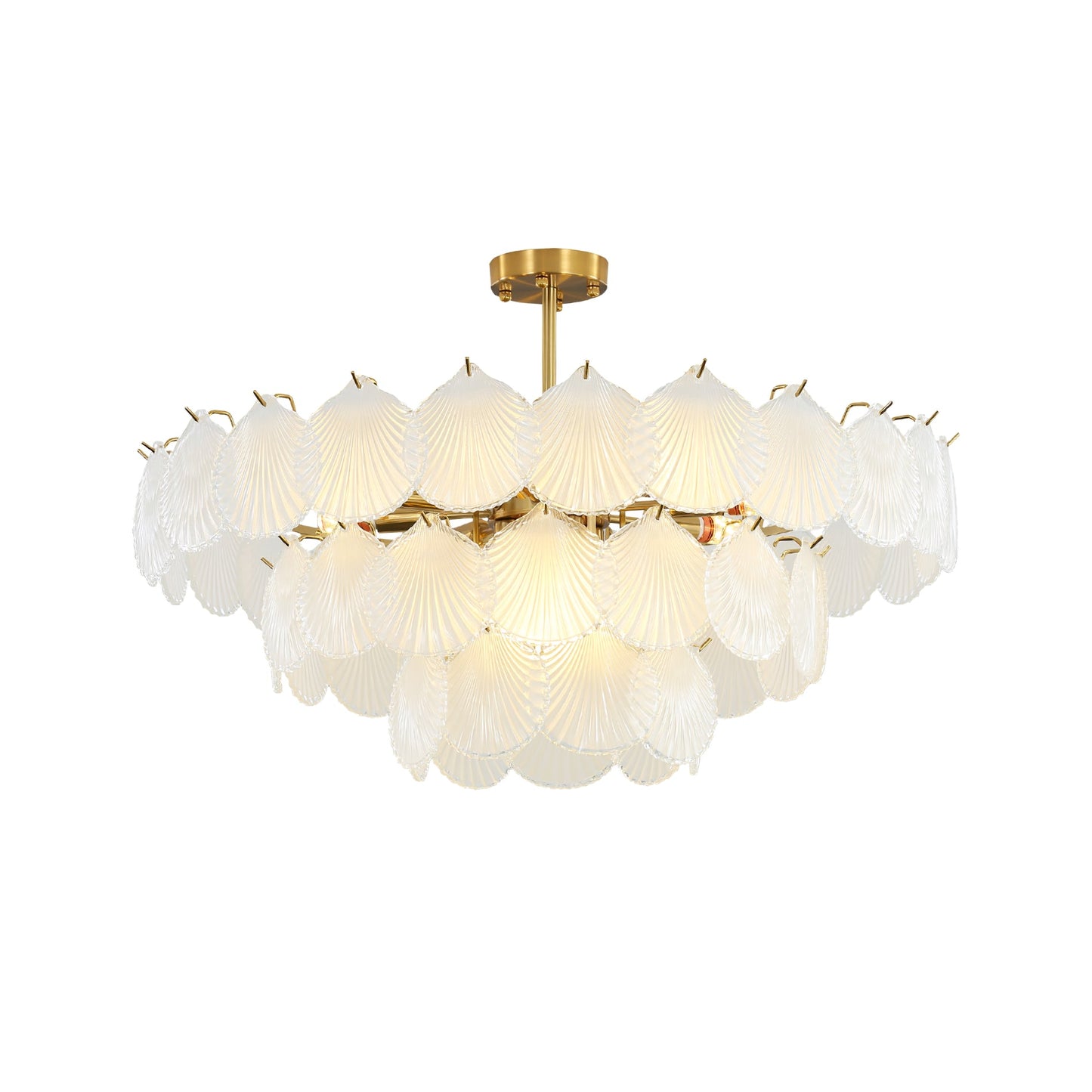 Shell Glass chandelier