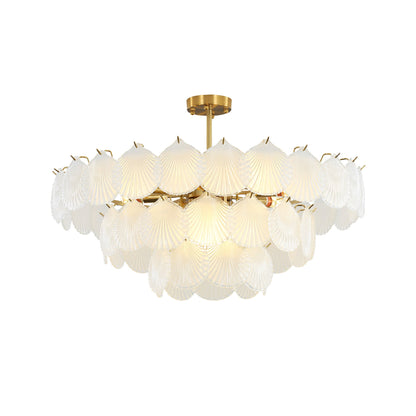 Shell Glass chandelier