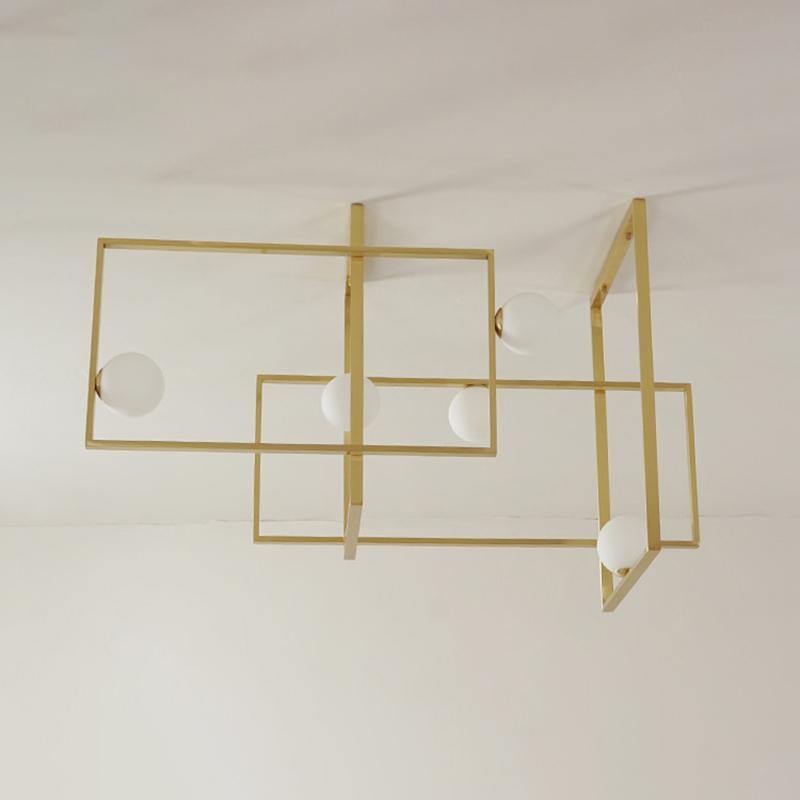 مصباح سقف زجاجي من موندريان 