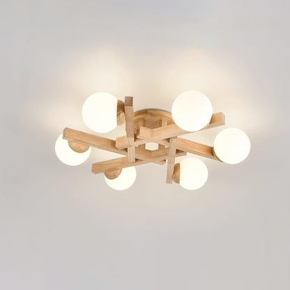 Wood Orin Ceiling Light
