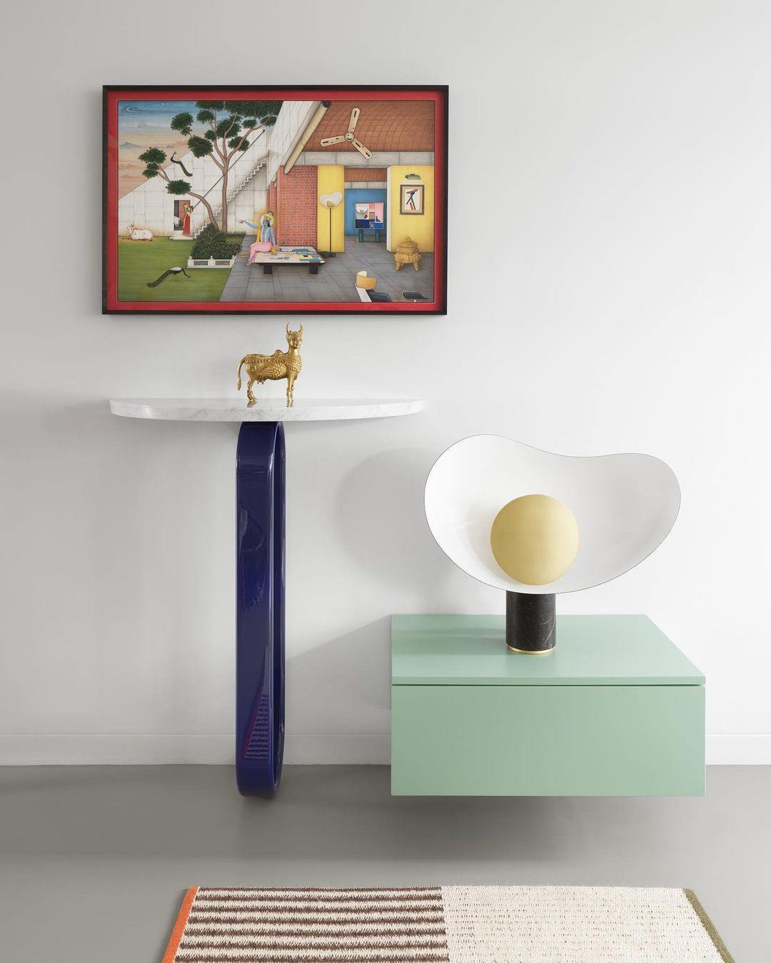 مصباح طاولة من الأرض إلى السماء 