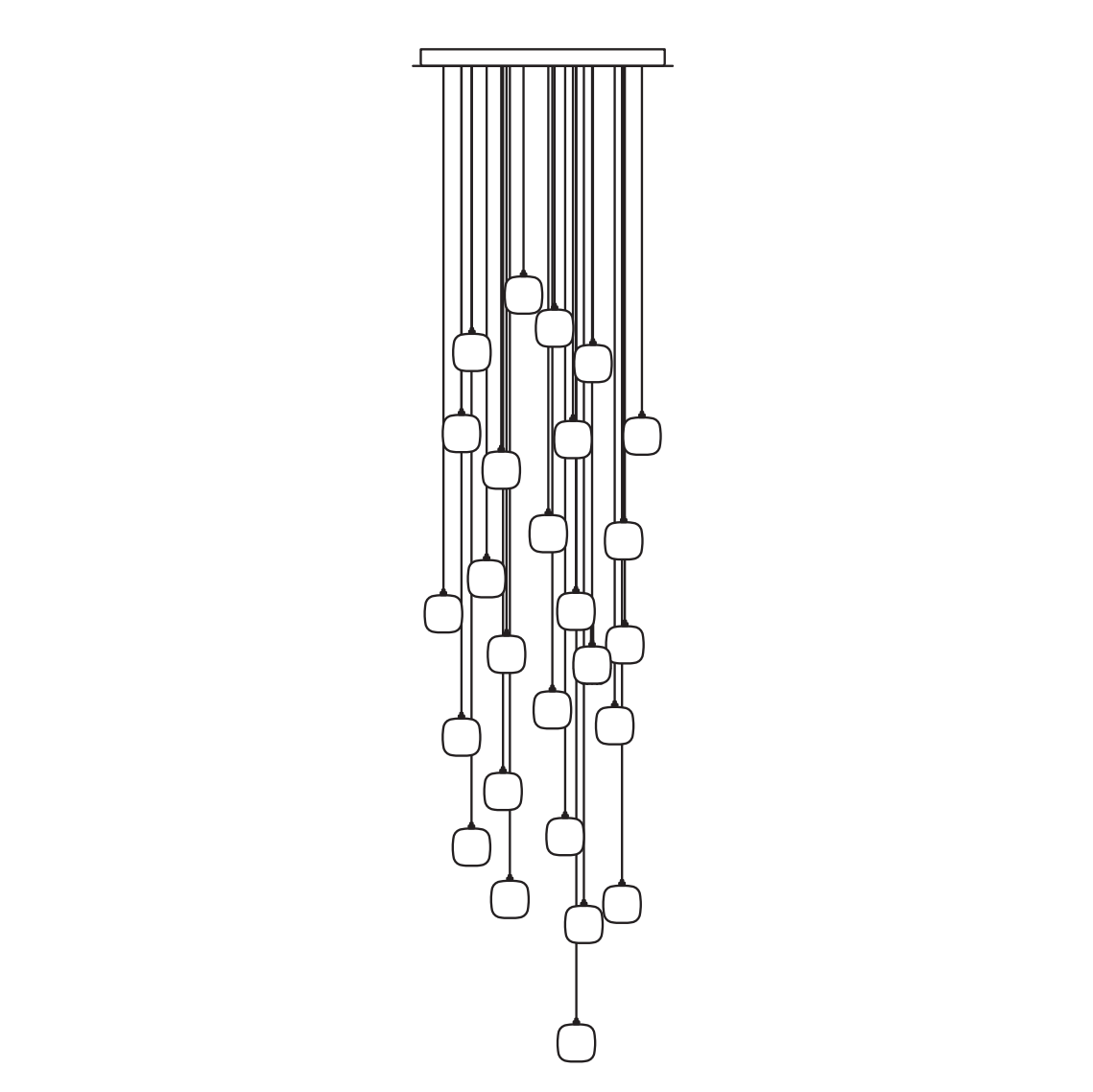 Cubie Suspension Light