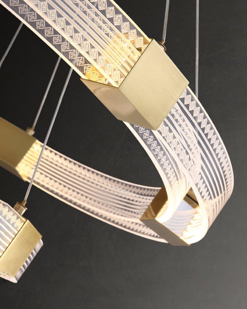 Parallel Ring LED Chandelier