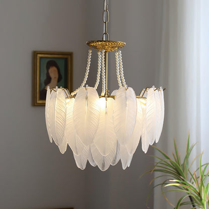 Crystal Feather Chandeliers