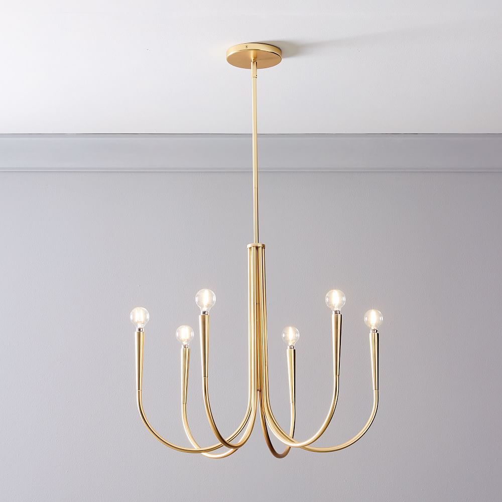 Swoop Arm Chandelier