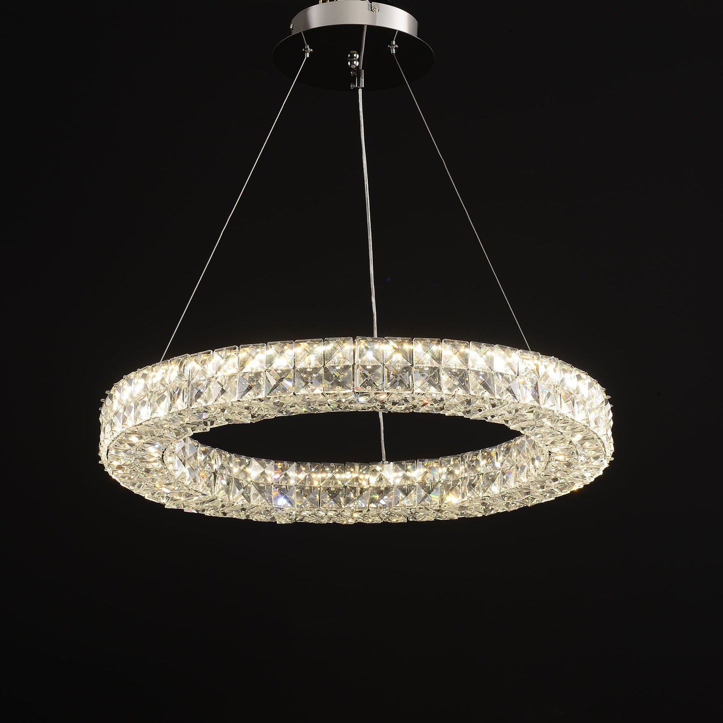 Asscher Ring Chandelier