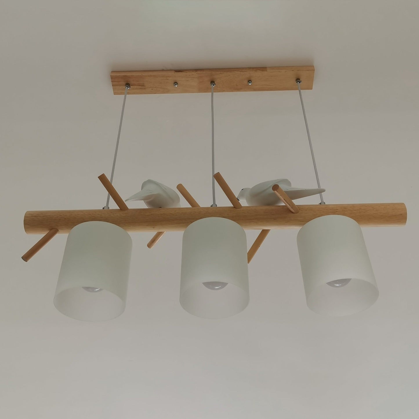 Birdy Wooden Pendant Lamp
