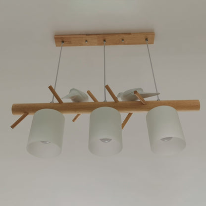 Birdy Wooden Pendant Lamp
