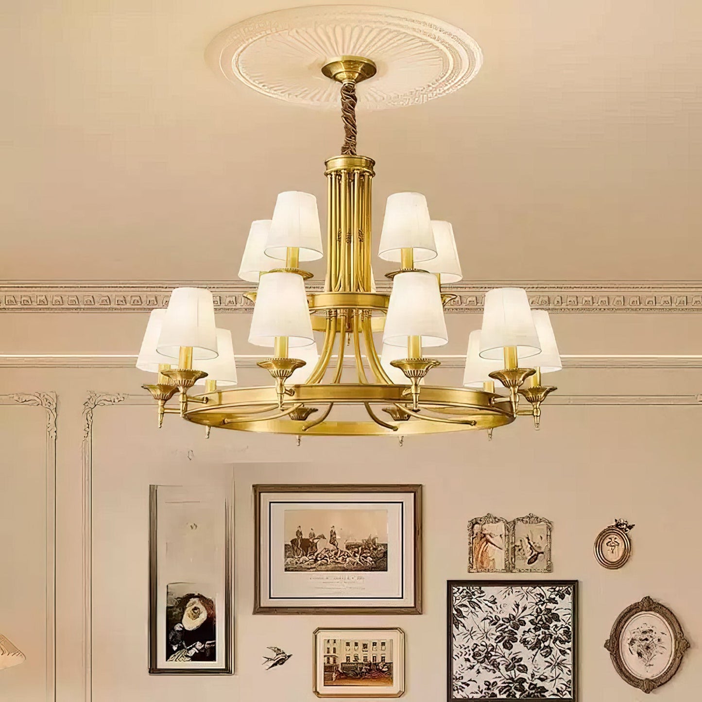 Myrna Fabric Chandelier