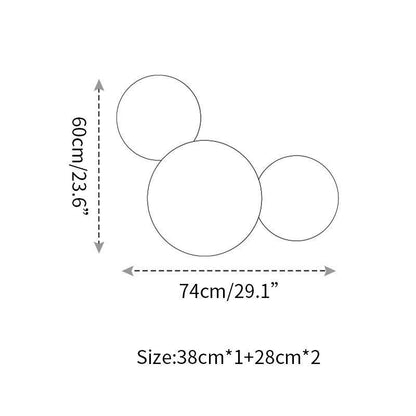 Puck Wall Art Wall Lamp