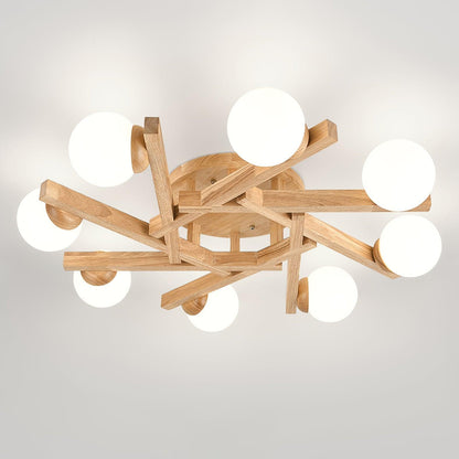 Wood Orin Ceiling Light