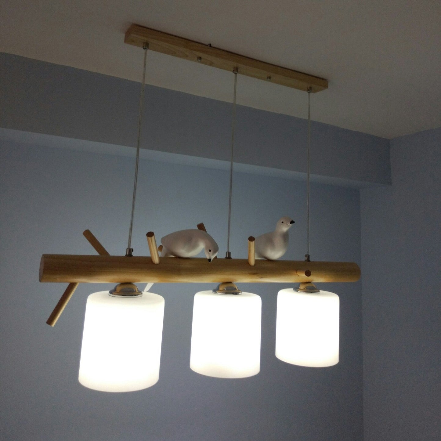 Birdy Wooden Pendant Lamp